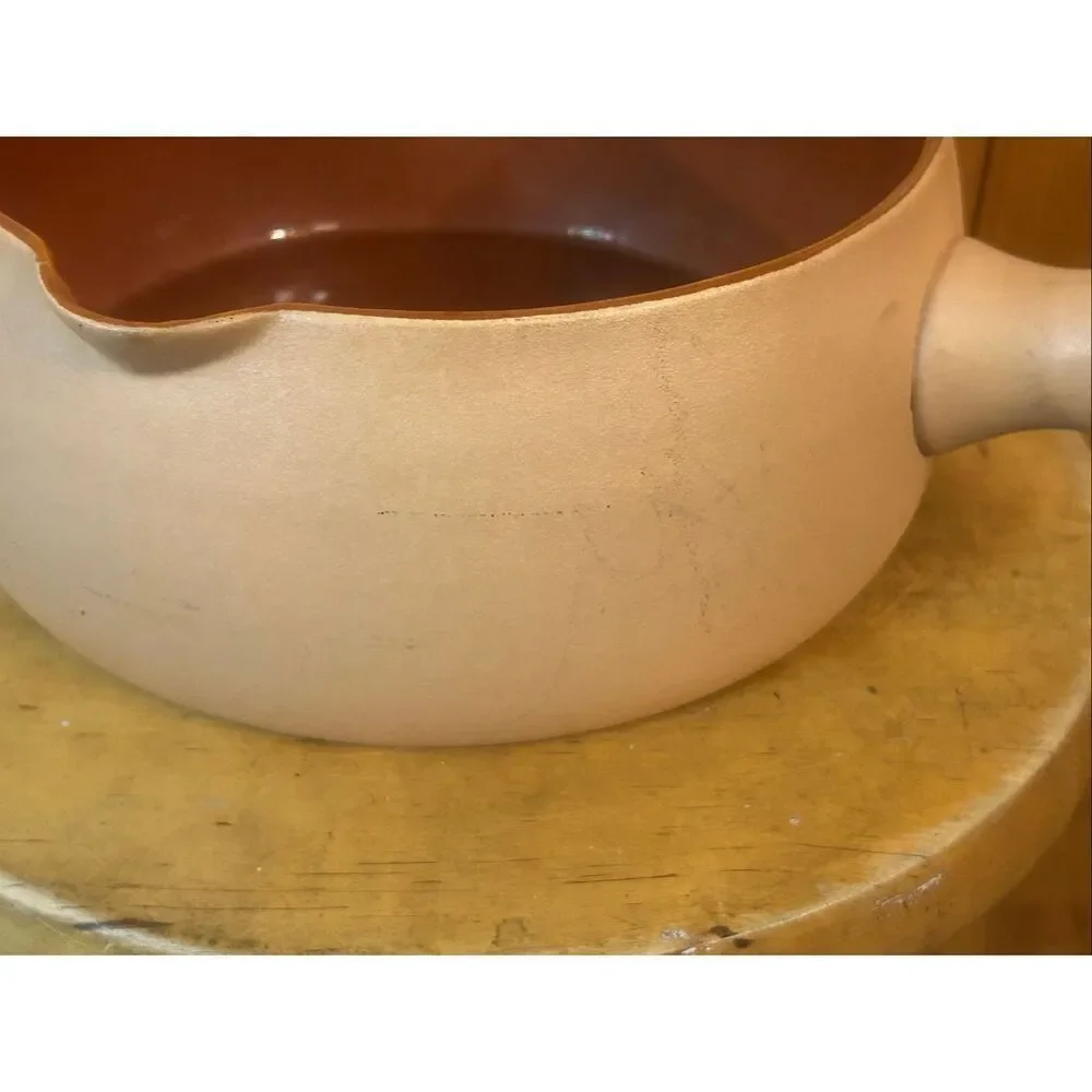 Vtg Red Wing Provincial Large Casserole Dish Handle Lid (5737)